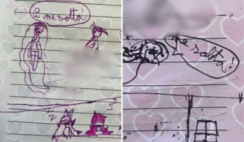 Padrasto é preso após criança fazer desenhos sobre abusos na escola