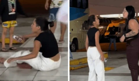 Vídeo: jovem faz escândalo em Rodoviária por não ganhar iPhone 15 da mãe