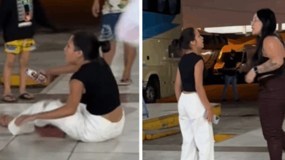 Vídeo: jovem faz escândalo em Rodoviária por não ganhar iPhone 15 da mãe