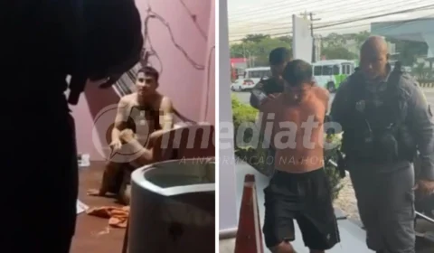 Homem sob efeito de drogas é preso após manter mãe e avó reféns na zona leste de Manaus
