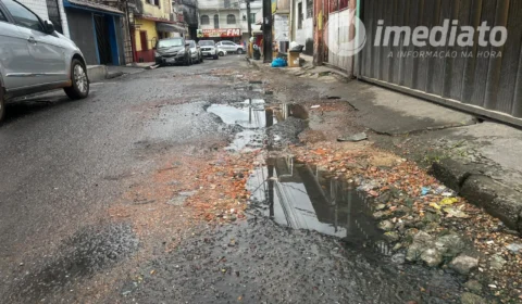 Moradores denunciam falta de infraestrutura na rua São Sebastião, no bairro Coroado