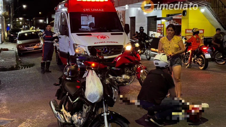 Colisão entre motos termina com feridos no São José nesta quarta-feira (10)