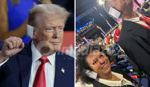 VÍDEO: Apoiadores de Donald Trump usam curativo na orelha como símbolo de solidariedade ao  ex-presidente