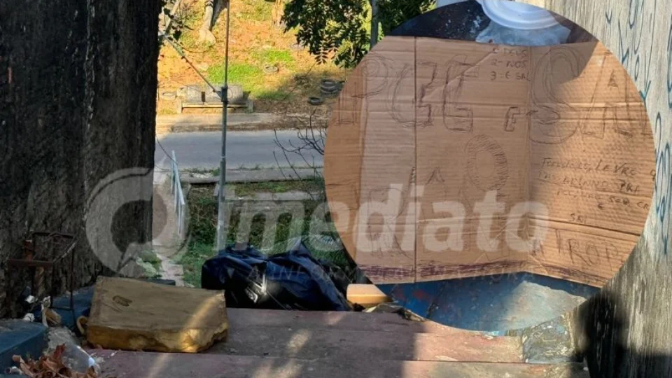 Veja bilhete deixado ao lado de corpo encontrado no bairro Santo Agostinho