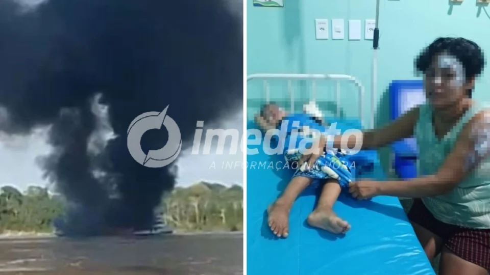 VÍDEOS: três mortes são confirmadas e mais de 60 pessoas resgatadas em incêndio de embarcação no Amazonas