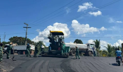 Governo do Amazonas retoma obra de pavimentação da AM-453, a Estrada da Bela Vista, em Manacapuru