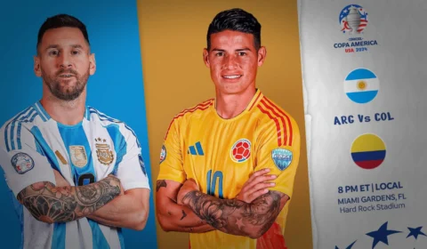 Argentina e Colômbia disputam Final da Copa América em Miami
