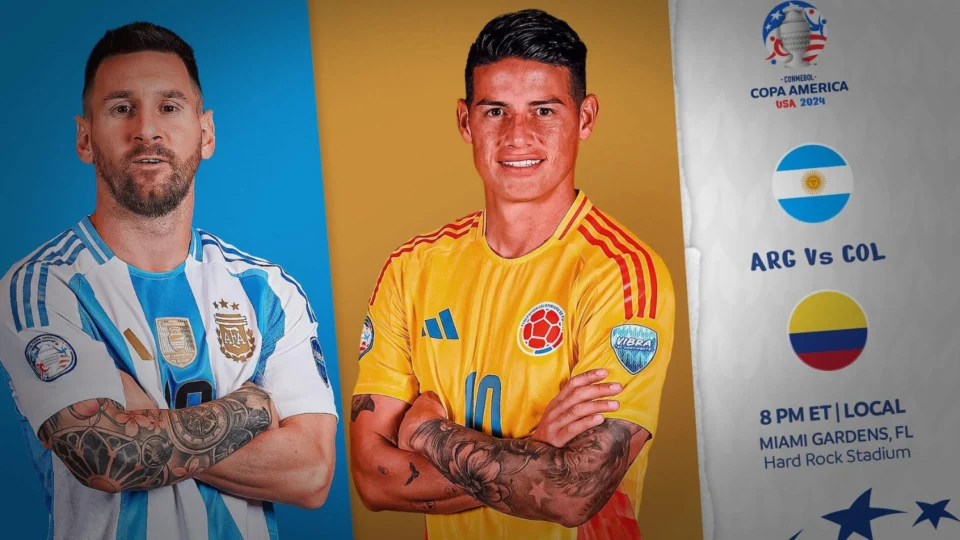 Argentina e Colômbia disputam Final da Copa América em Miami