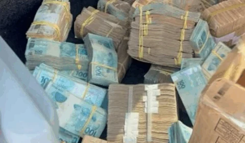 PM apreende carro abandonado há 10 dias com R$ 1 mi no porta-malas