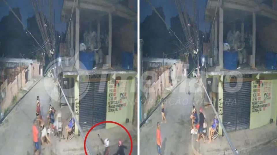 Veja Vídeo: moradores se desesperam ao serem abordados por dupla armada em Manaus