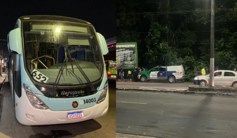 Vídeo: passageiros são agredidos com facadas e coronhadas durante assalto em ônibus