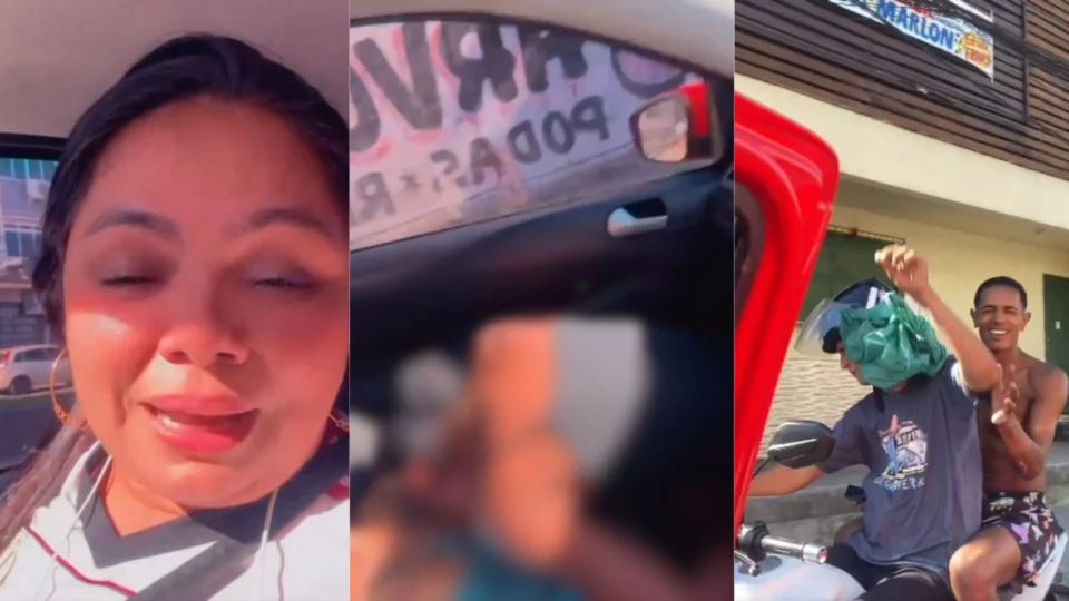 Vídeo: mulher no Rio de Janeiro arremessa fezes em motoqueiro e publica vídeo nas redes sociais