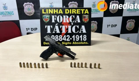 Homem que estava armado em bar no Japiim é preso pela Força Tática após denúncia