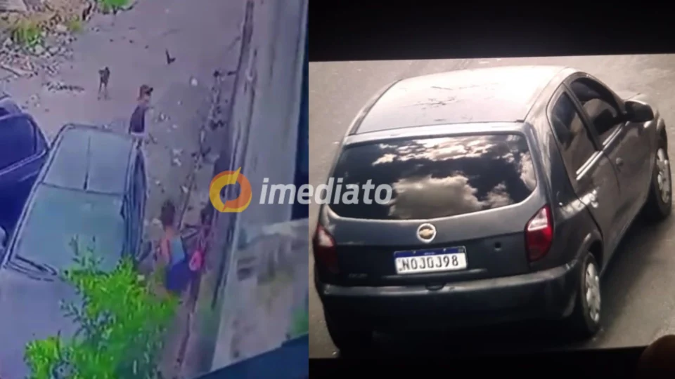 Mulheres são abordadas por criminosos armados ao chegar em casa no Santa Etelvina; Veja vídeo