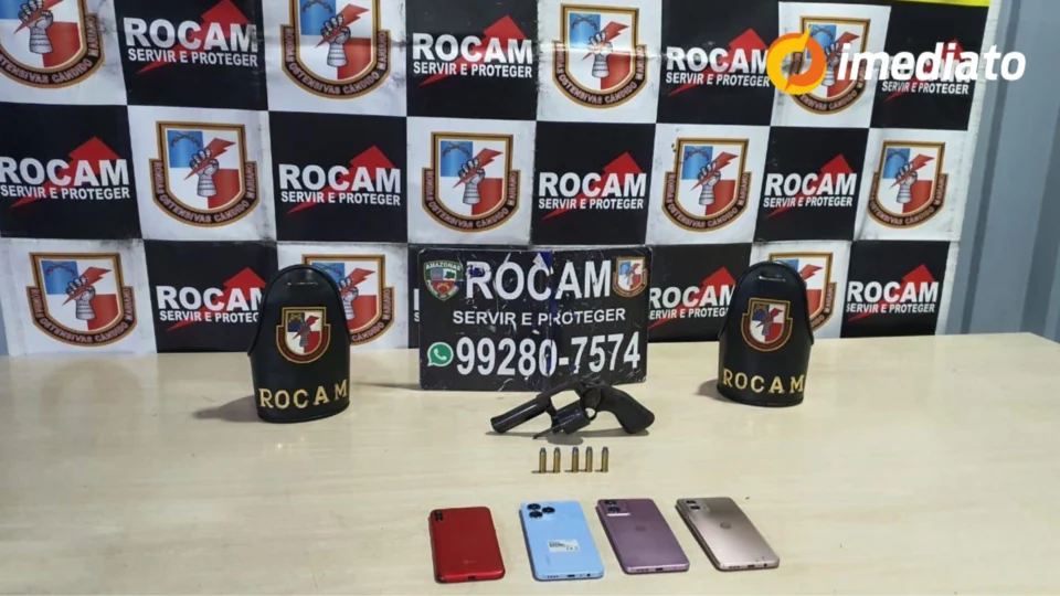Rocam prende três suspeitos de cometerem assaltos após denúncia via Linha Direta