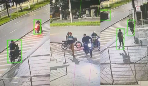Criminosos invadem concessionária na Av. Max Teixeira e levam motos; Veja vídeos