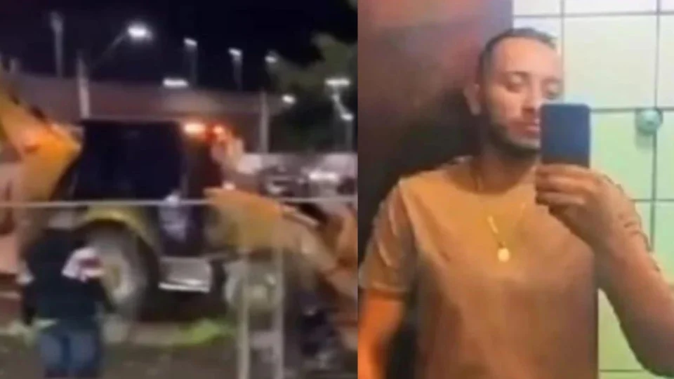Homem destrói carros com escavadeira para abrir passagem na saída de festa; Veja vídeos