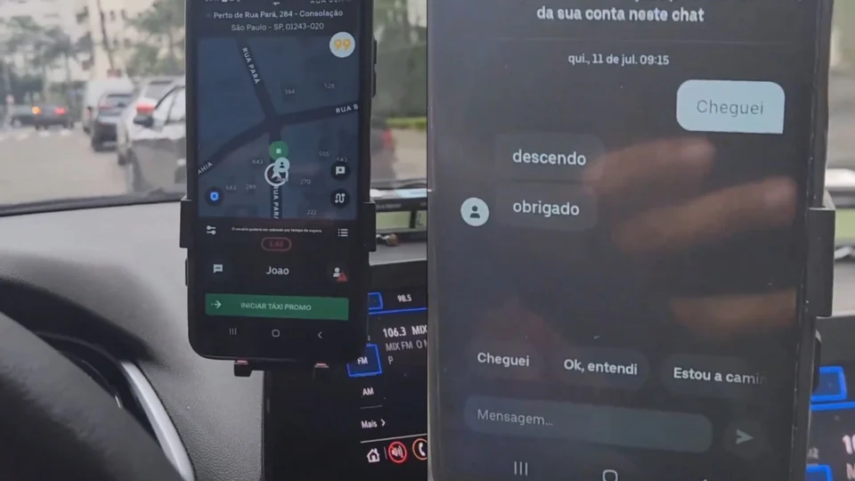 Motorista de aplicativo se vinga de passageiro por demora e gera debate