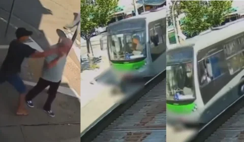 Jovem rouba idoso e morre atropelado por ônibus na fuga; Veja vídeo