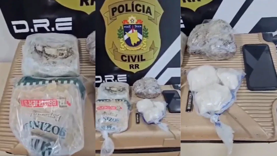 Estudante de enfermagem é preso por tráfico de drogas em Boa Vista