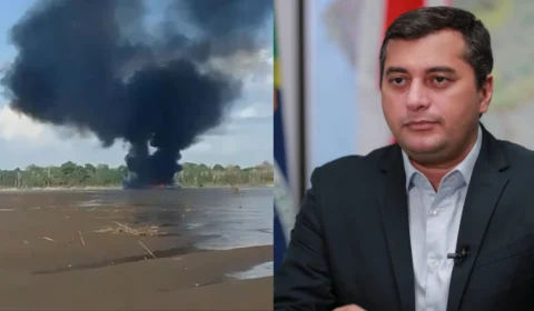 Wilson Lima montará força-tarefa para socorrer as vítimas de incêndio em embarcação