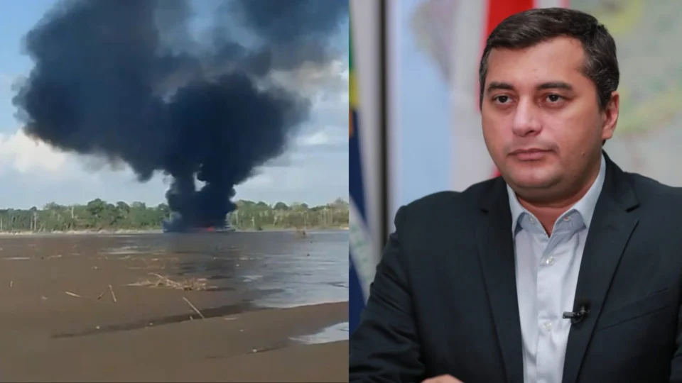 Wilson Lima montará força-tarefa para socorrer as vítimas de incêndio em embarcação