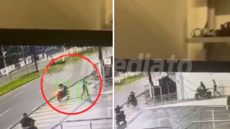 VEJA VÍDEO: bandidos furtam motocicletas de duas concessionárias em Manaus