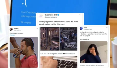 Apagão em sistema da Microsoft vira piada nas redes sociais