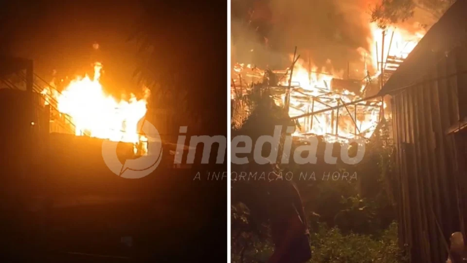 VÍDEOS: Corpo de Bombeiros confirma nove casas destruídas em incêndio no Santo Agostinho