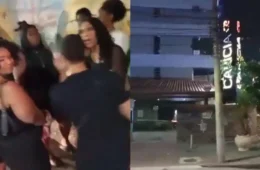 VEJA VÍDEO: homem chama público para flagrar a namorada saindo de motel com amante