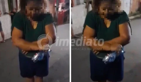 Mulher imóvel por mais de 2 horas assusta moradores que solicitam ajuda em Manaus