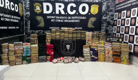 Amazonas lidera ranking de apreensões de drogas na região Norte, apontam dados do Ministério da Justiça e Segurança Pública