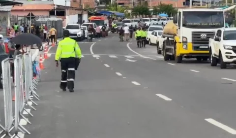 Trecho na Alameda Alphaville é Interditado no Novo Aleixo
