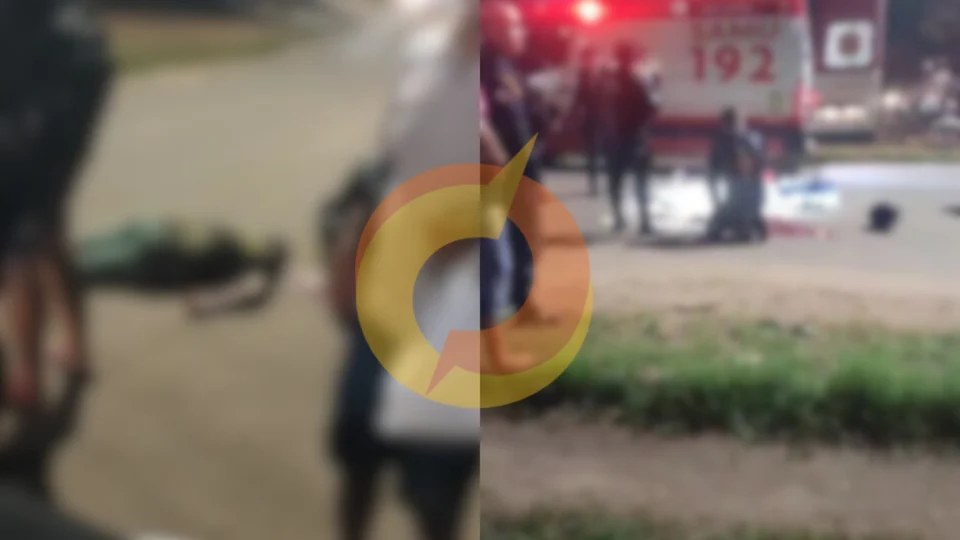 VÍDEO: Moticlista cai após passar por buraco e fica gravemente ferido na zona oeste de Boa Vista