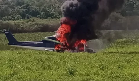 Operação da Polícia Rodoviária Federal em Roraima destrói helicóptero durante Operação contra garimpo