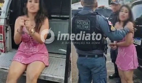 Mulher é presa após desacatar policiais e xingar funcionários em hospital público de Manaus