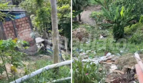 Moradores sofrem com risco de desabamento no bairro Gilberto Mestrinho em Manaus