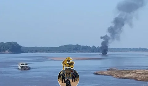 Grande Operação No Rio Madeira em Rôndonia