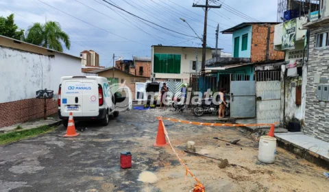 Site Imediato pede solução de problema e Águas de Manaus religa fornecimento em rua do Japiim