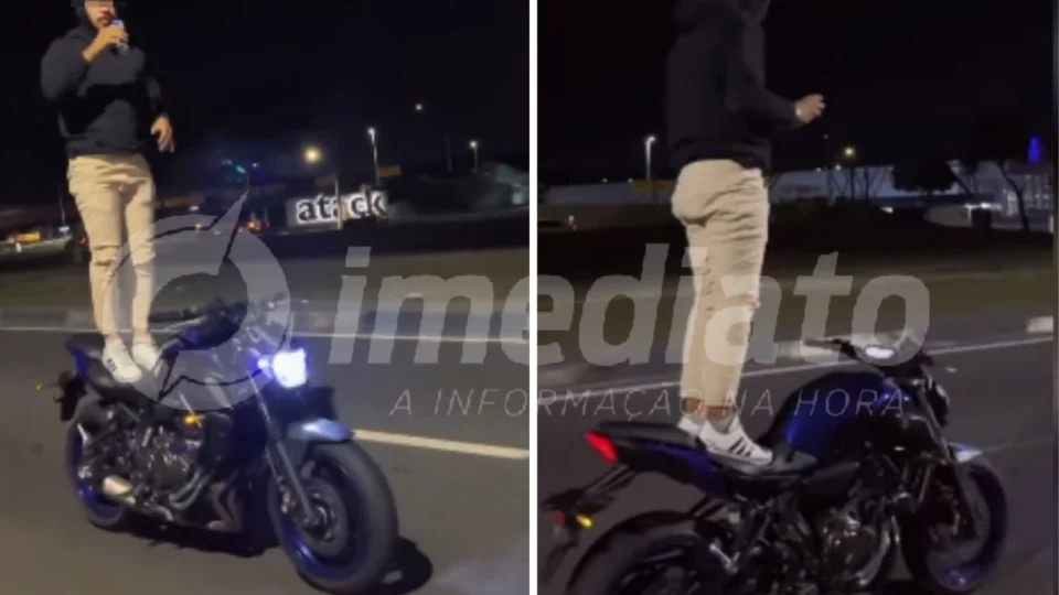 VÍDEO: motociclista que realizou manobra arriscada na Avenida das Torres é indiciado pela polícia