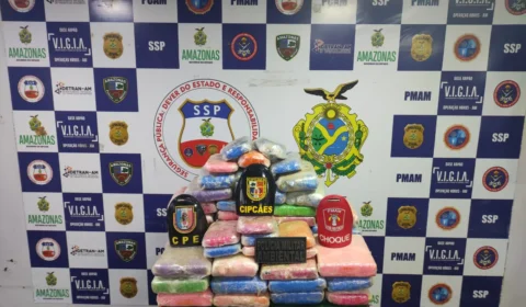 Base Arpão 1: Cão de faro localiza drogas avaliadas em mais de R$2,6 milhões, em Coari