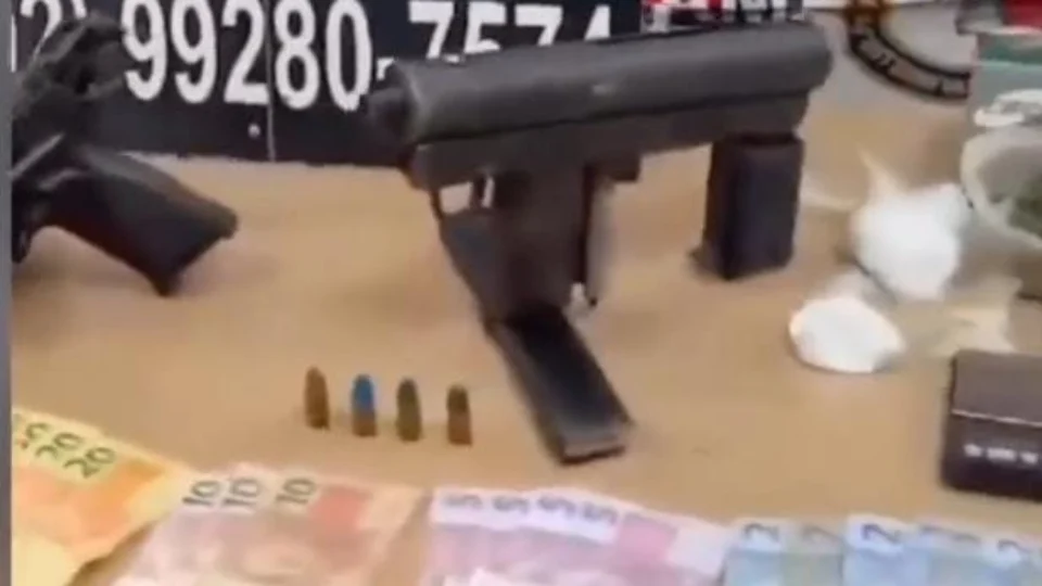 Trio é preso com Drogas e sete armas  em Iranduba