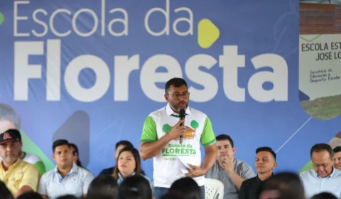 Governador Wilson Lima inaugura primeira Escola da Floresta na RDS de São Sebastião do Uatumã