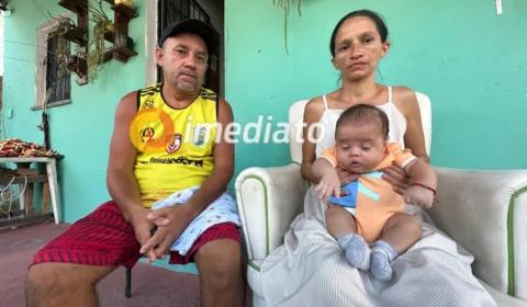 Bebê de dois meses pode ficar cego e família pede ajuda urgente em Manaus