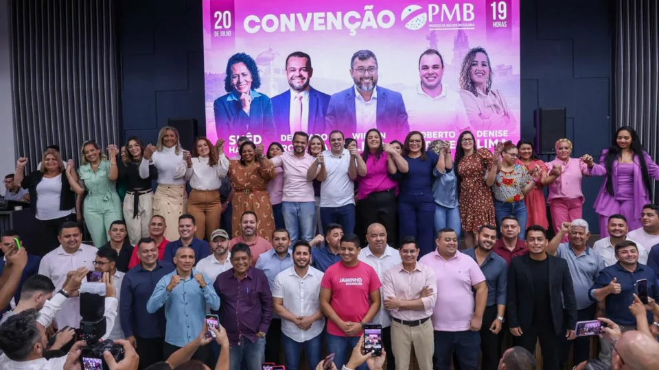 Em convenção, PMB oficializa apoio ao pré-candidato Roberto Cidade à Prefeitura de Manaus
