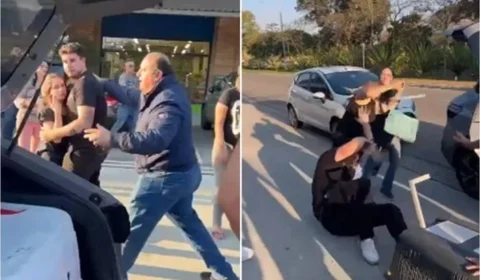 Vídeo: Deputado é atacado ao fiscalizar feira de venda de cachorros