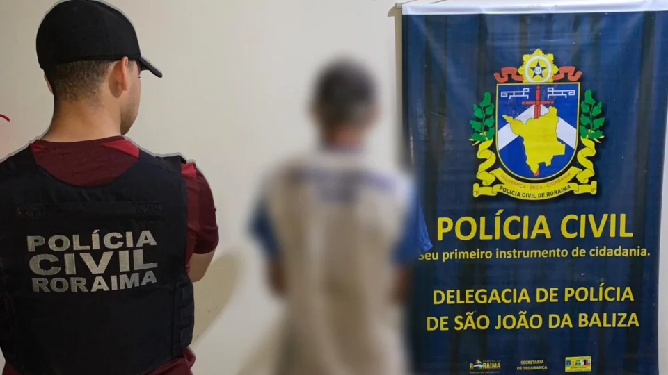 Polícia Civil de Roraima prende acusado de estupro em São João da Baliza