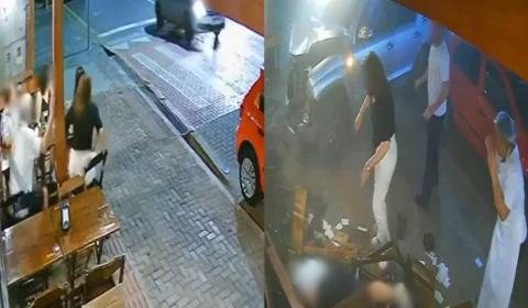 Veja Vídeo: mãe e filha morrem atingidas por caminhonete em mesa de bar