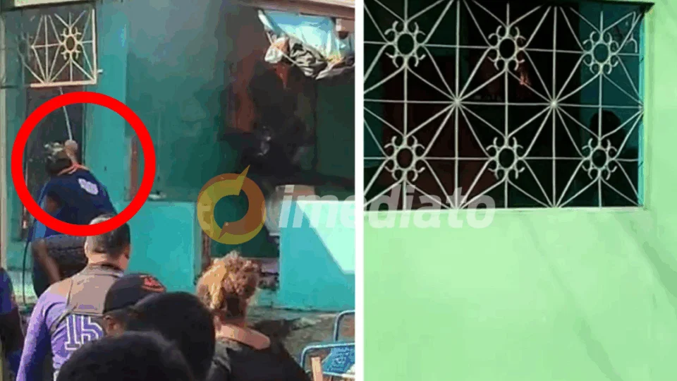 VÍDEOS: veja o momento que vizinhos tentam resgatar idosa que morreu carbonizada no Mauazinho