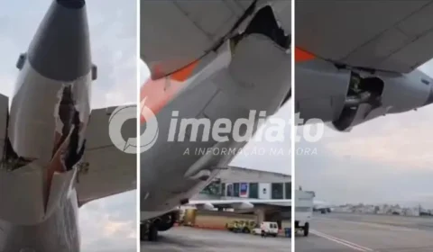 VEJA VÍDEO: aeronaves da Latam e Gol colidem em solo após falha em equipamento de reboque